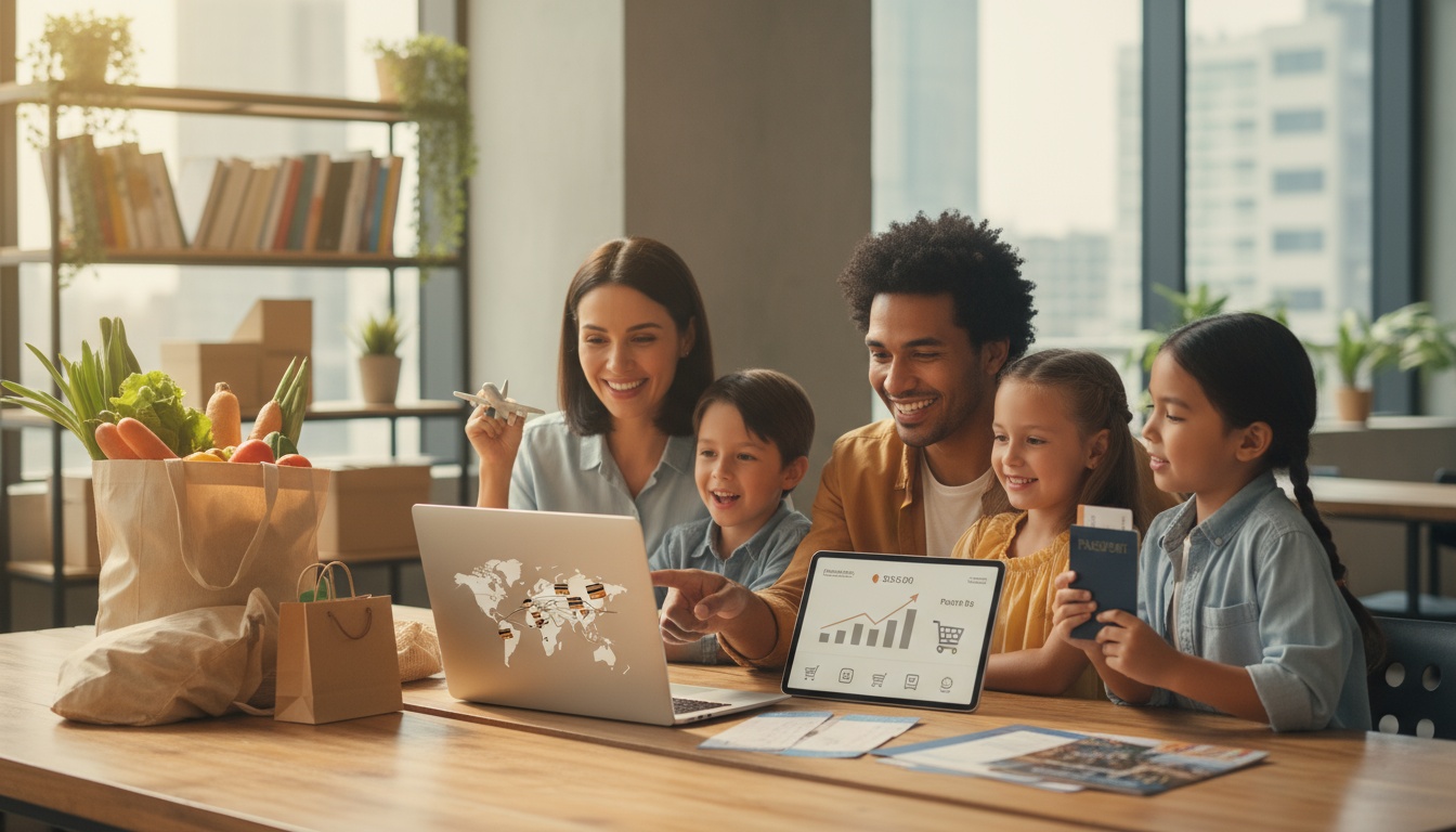 Como Transformar Suas Compras em Milhas e Viajar com a Família