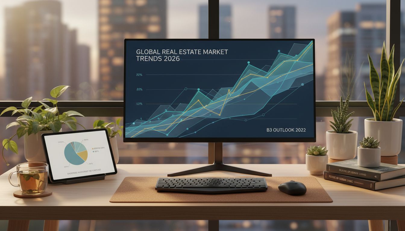 Tendências do Mercado Imobiliário e da B3 para 2026: Diversificando Entre Ações e FIIs