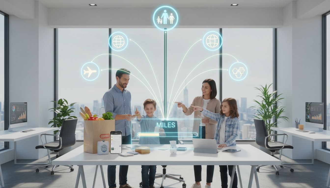 Como Transformar Suas Compras em Milhas e Viajar em Família